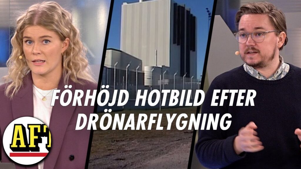 Förhöjd hotbild efter drönarflygningar – Säpo utreder: ”Svart militär vingdrönare”