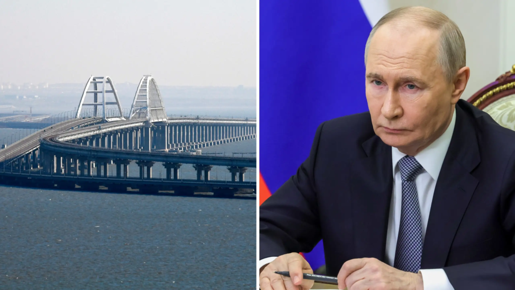 Krimhalvön kan isoleras nära Ukraina rycker fram