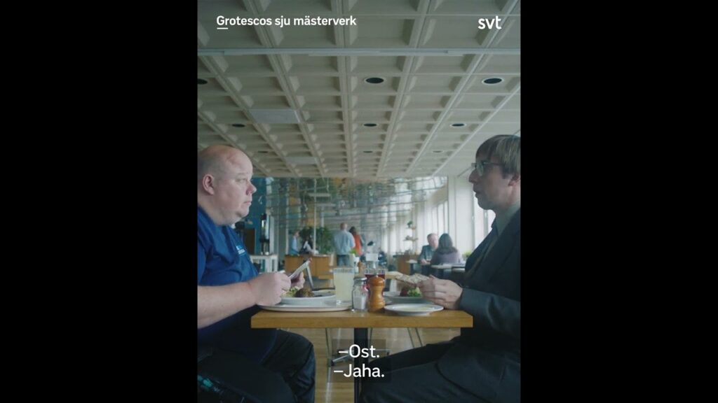 Stelaste lunchen ever… | Grotesco – se serien på SVT Play