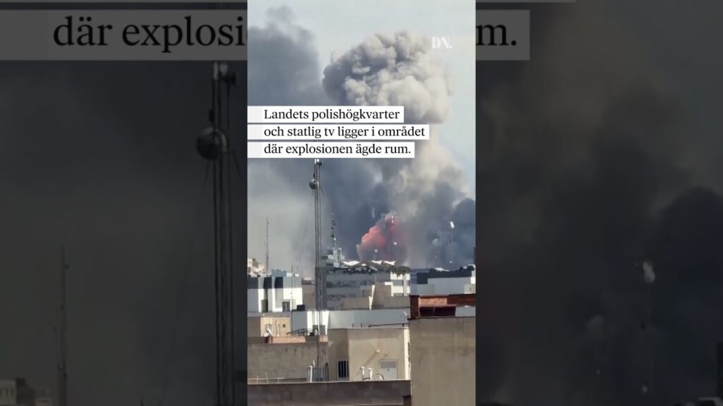Massiv explosion i Teheran