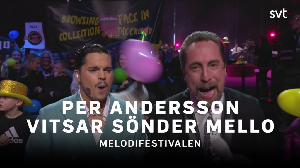 Per Andersson ordvitsar sönder Melodifestivalen 2022 | SVT