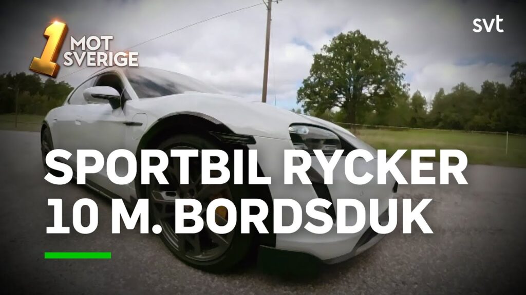 Sportbil vs dukat bord – hur många föremål står kvar? | 1 mot Sverige