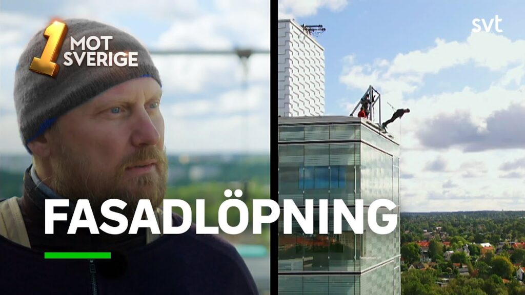 Hur snabbt kan man springa ner för en vägg? | 1 mot Sverige
