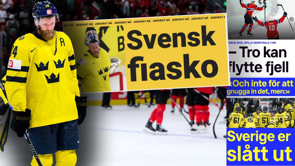 Tre Kronor hånas i Norge: ”Skam”