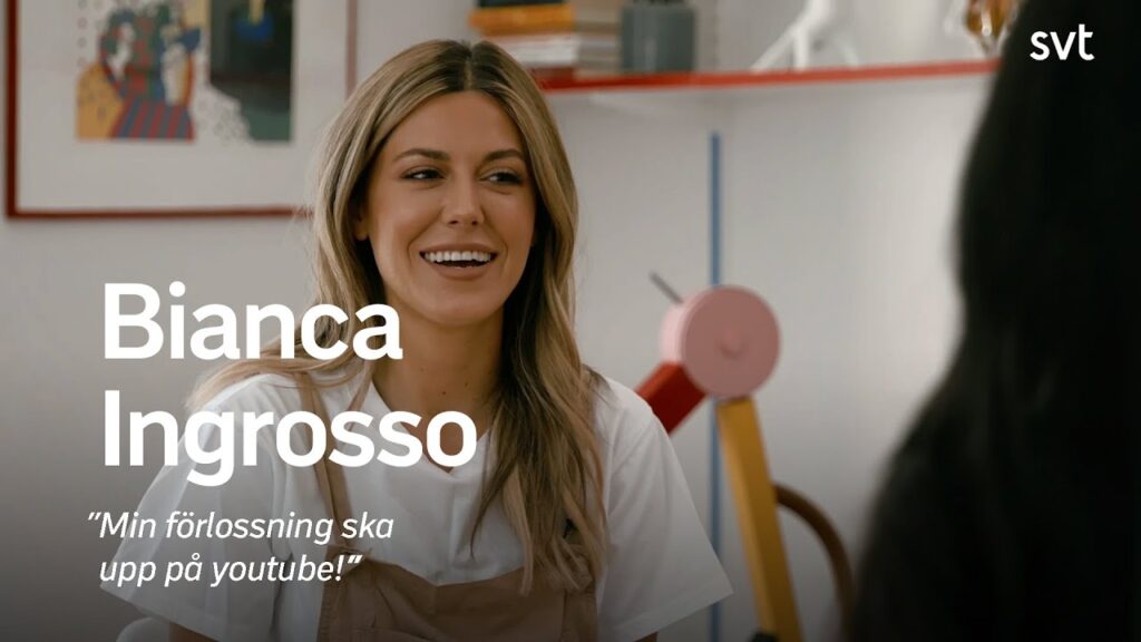 Bianca Ingrosso: “Kamerateamet ska vara med när jag föder” | SVT