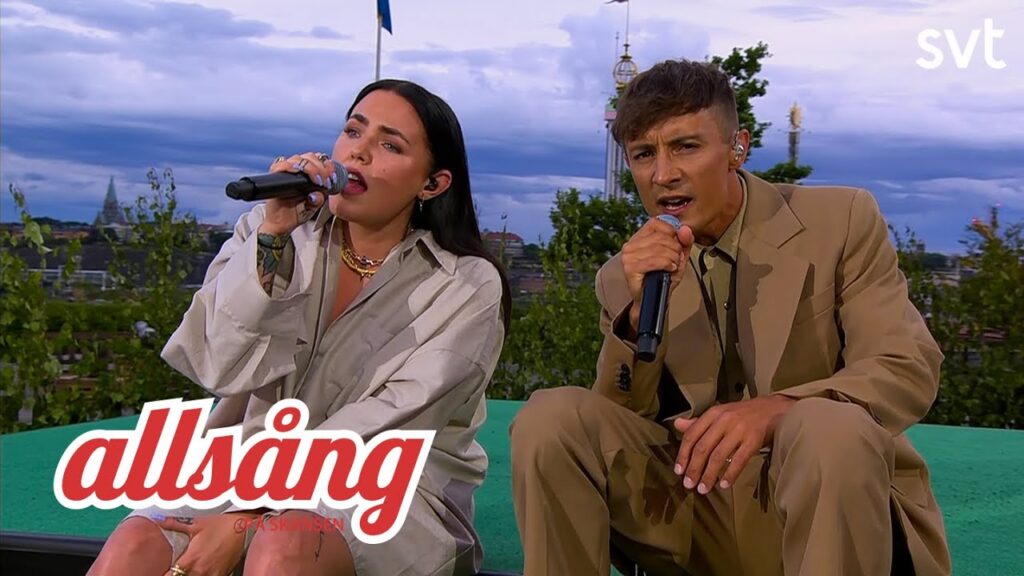 Daniel Adams-Ray feat. Miriam Bryant – Avundsjuk på regnet | Allsång på Skansen 2020