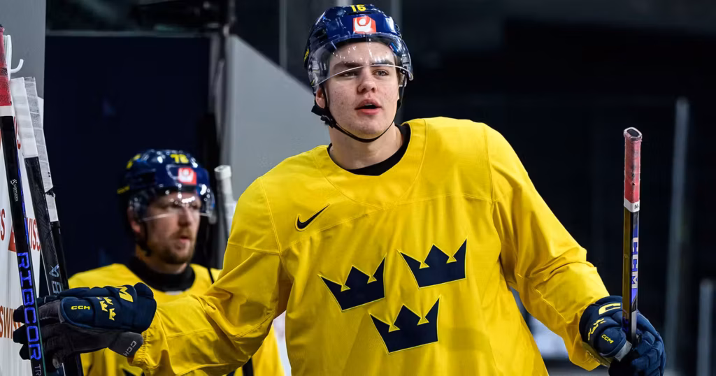 Anton Frondell anmäls till hockey-VM