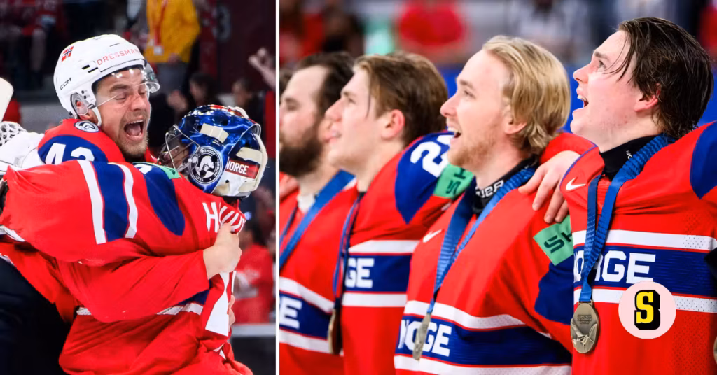 Historiskt VM-brons till Norge i ishockey – skrällde mot Kanada