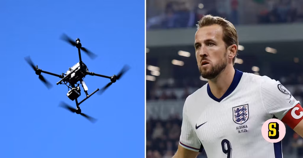 England ska skyddas av drönare under fotbolls-VM