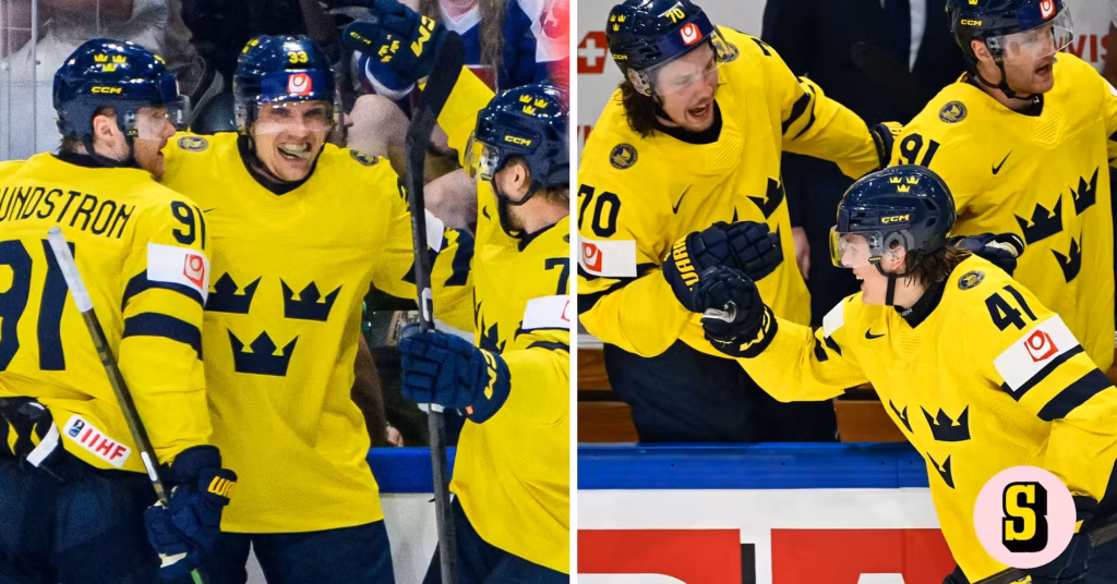 Tre Kronor klart för kvartsfinal i hockey-VM
