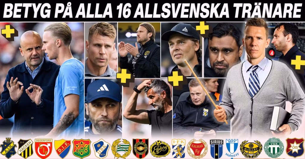 Wernblooms betyg på alla 16 allsvenska tränare 2026