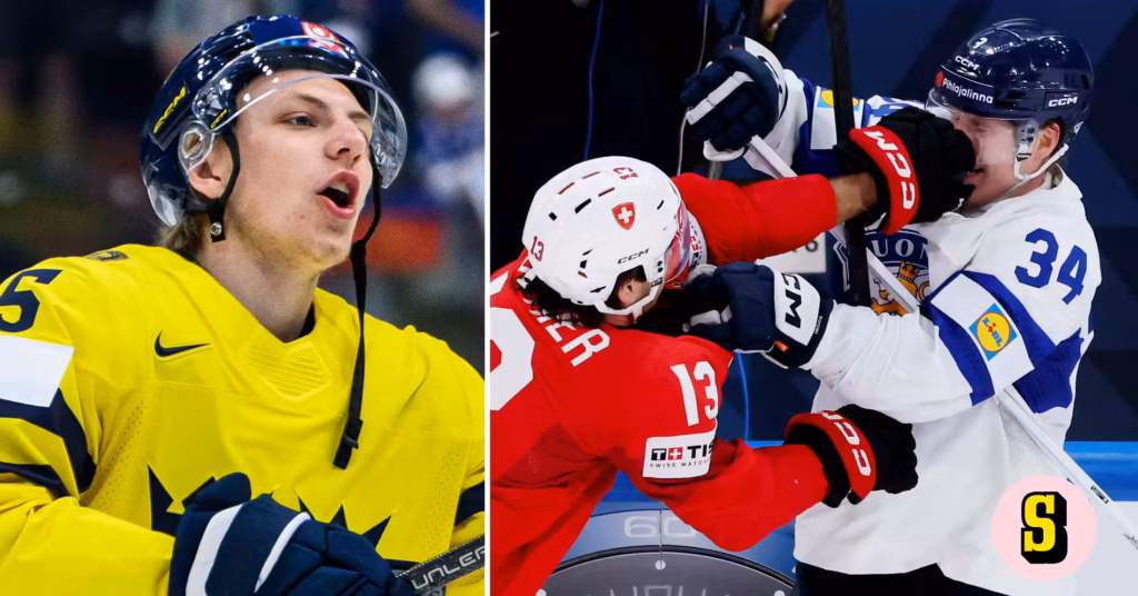 Sverige möter Schweiz i kvartsfinal i hockey-VM