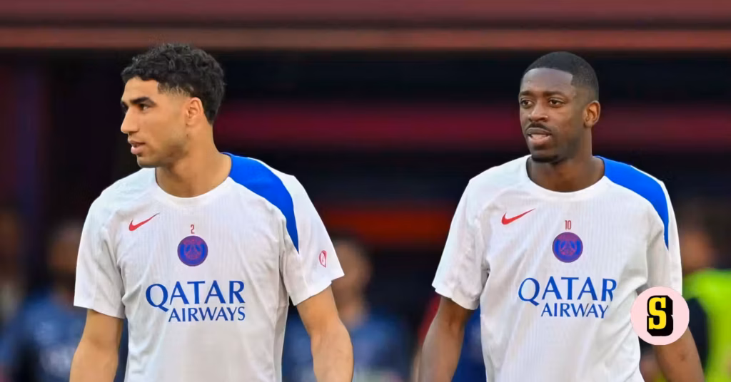 Dembele, Hakimi och Mendes redo för spel i PSG-Arsenal