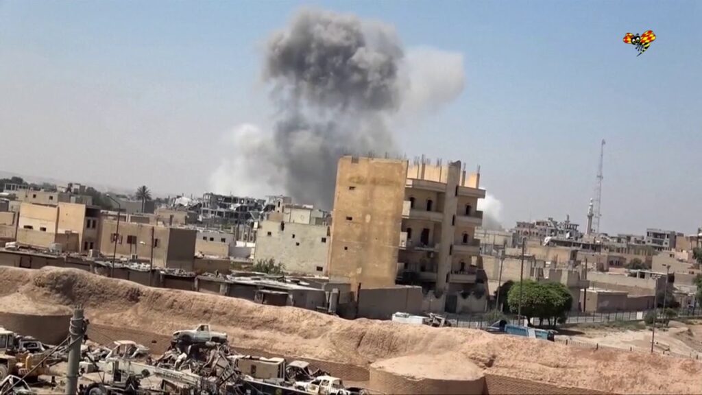 IS-terrorister kapitulerar i Raqqa
