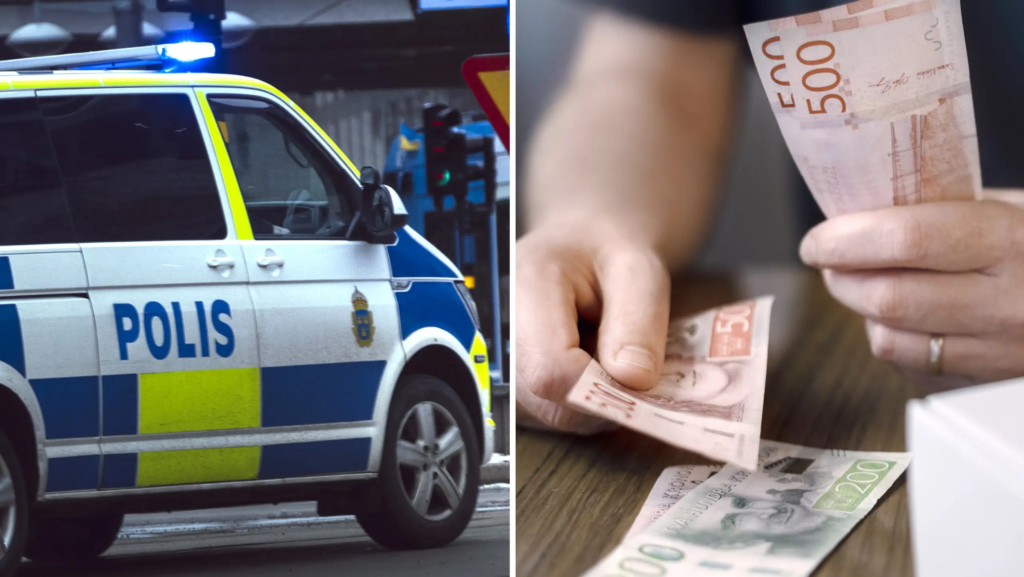 Polis hittade ovanlig pengagömma i Höör: ”Nervös”
