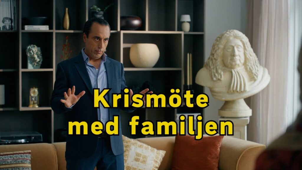 Krismöte med familjen