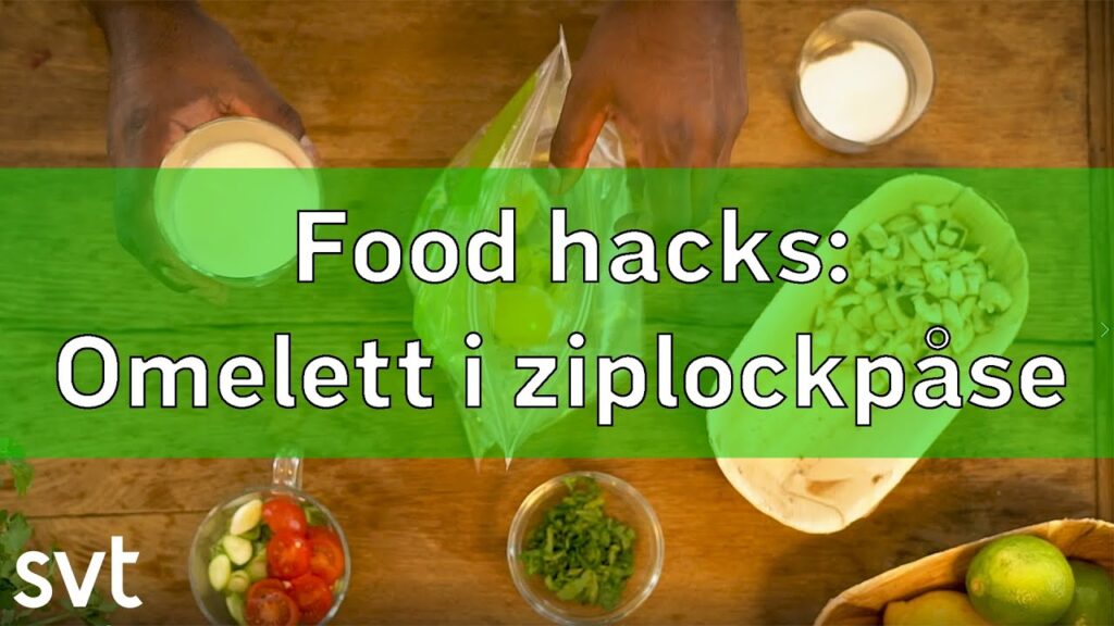 Laga omelett i ziplockpåse