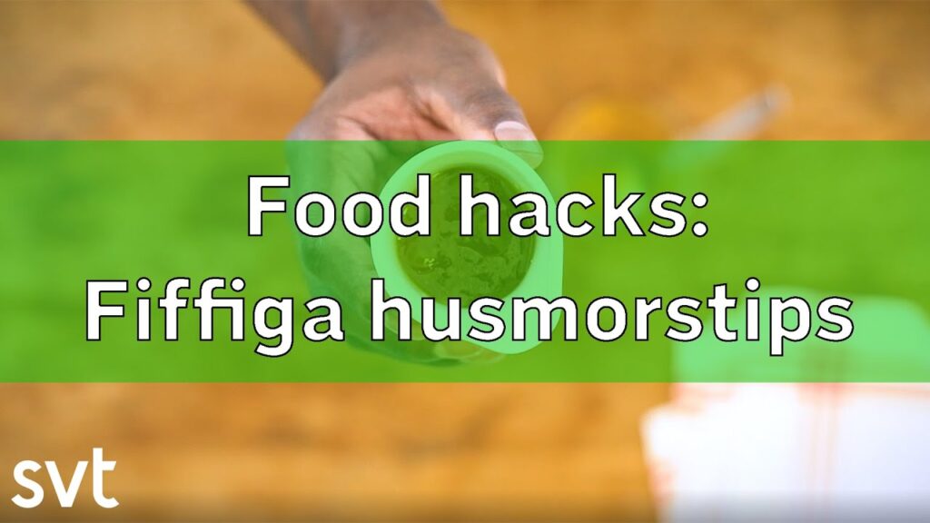 Tre fiffiga husmorstips