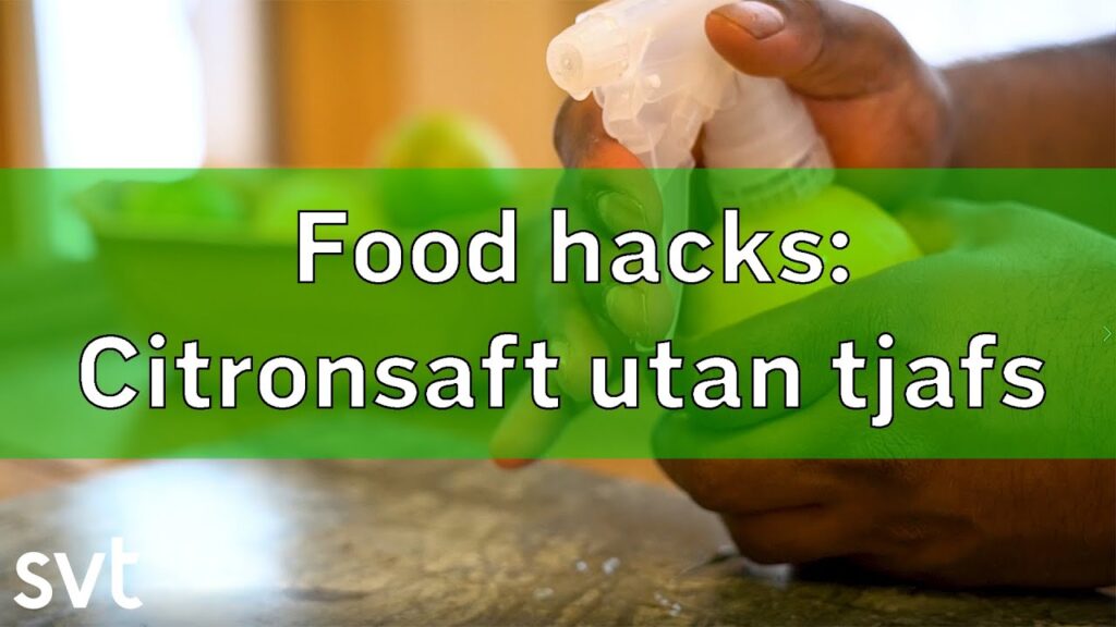 Så pressar du citrusfrukter utan citruspress