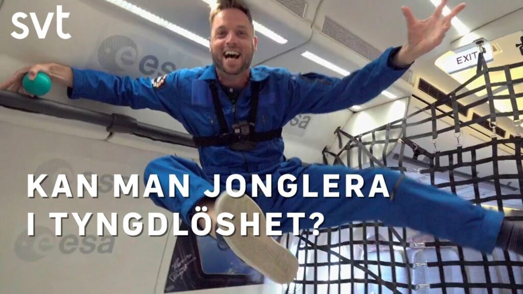 Kan man jonglera i tyngdlöshet? | Fråga Lund | SVT