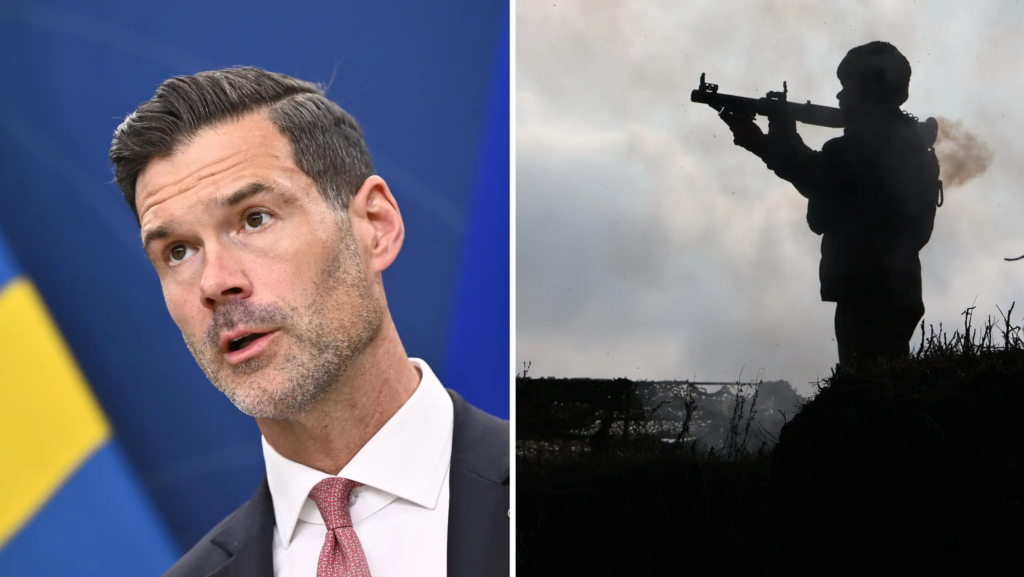 Forssell: Fler ukrainska män behöver stanna och strida