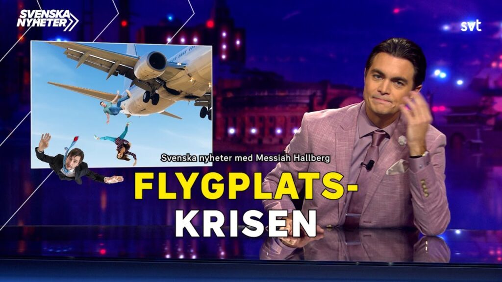 Svenska nyheter om flygplatskrisen runt om i Sverige