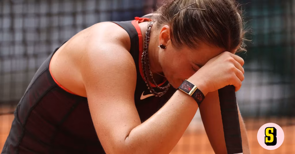 Franska öppna: Aryna Sabalenka rasade ihop mot Diana Shnaider