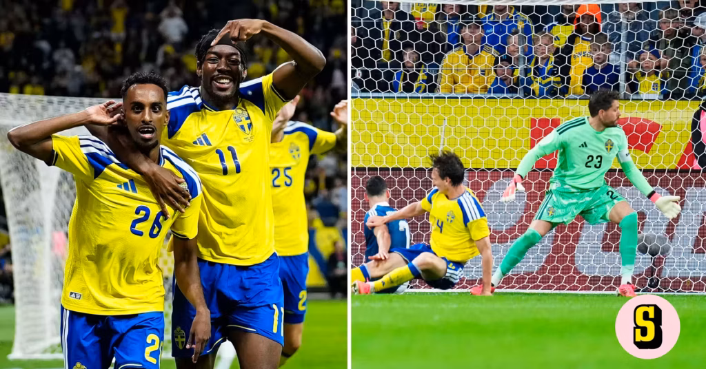 Sverige tappade segern mot Grekland i sista minuten