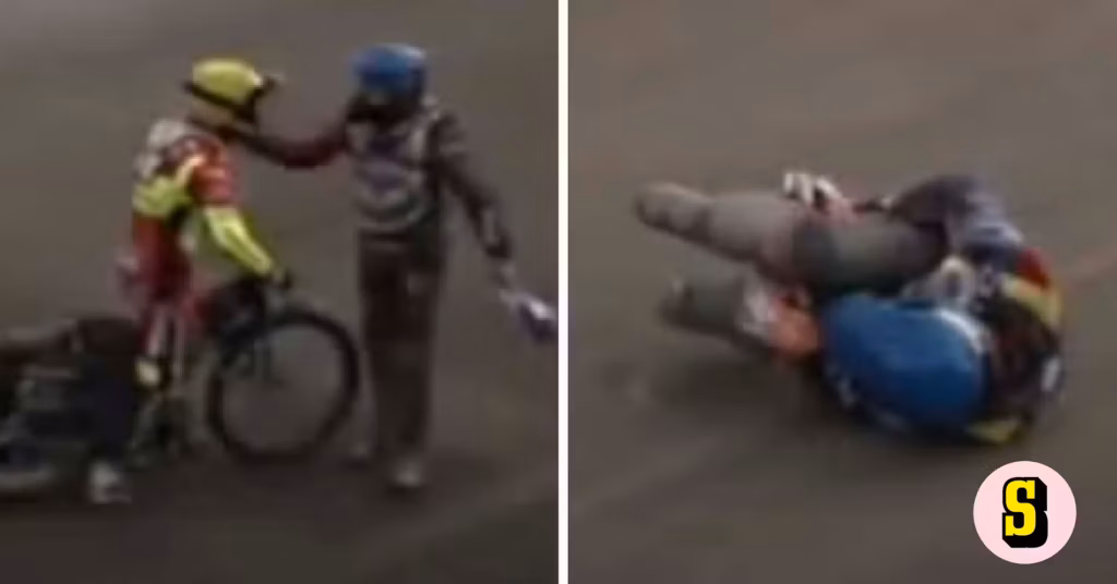 Skandalscener i SM-kvalet i speedway – börjar bråka